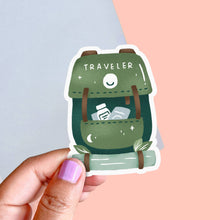 Load image into Gallery viewer, Traveler's Backpack Matte Vinyl Sticker
