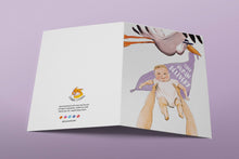 Load image into Gallery viewer, Stork Baby Deliver Light - Funny New Baby Card
