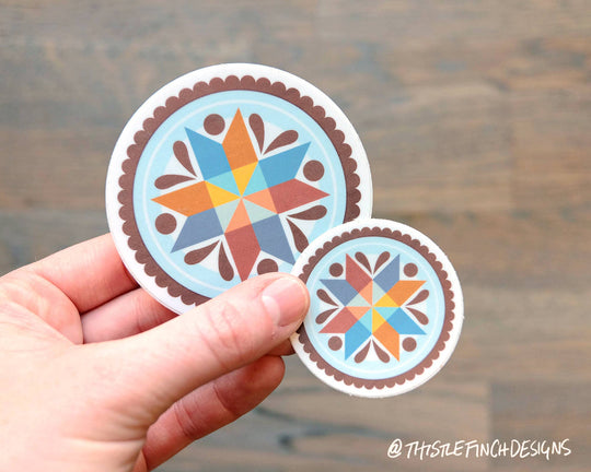 PA Dutch Hex Sign Vinyl Sticker