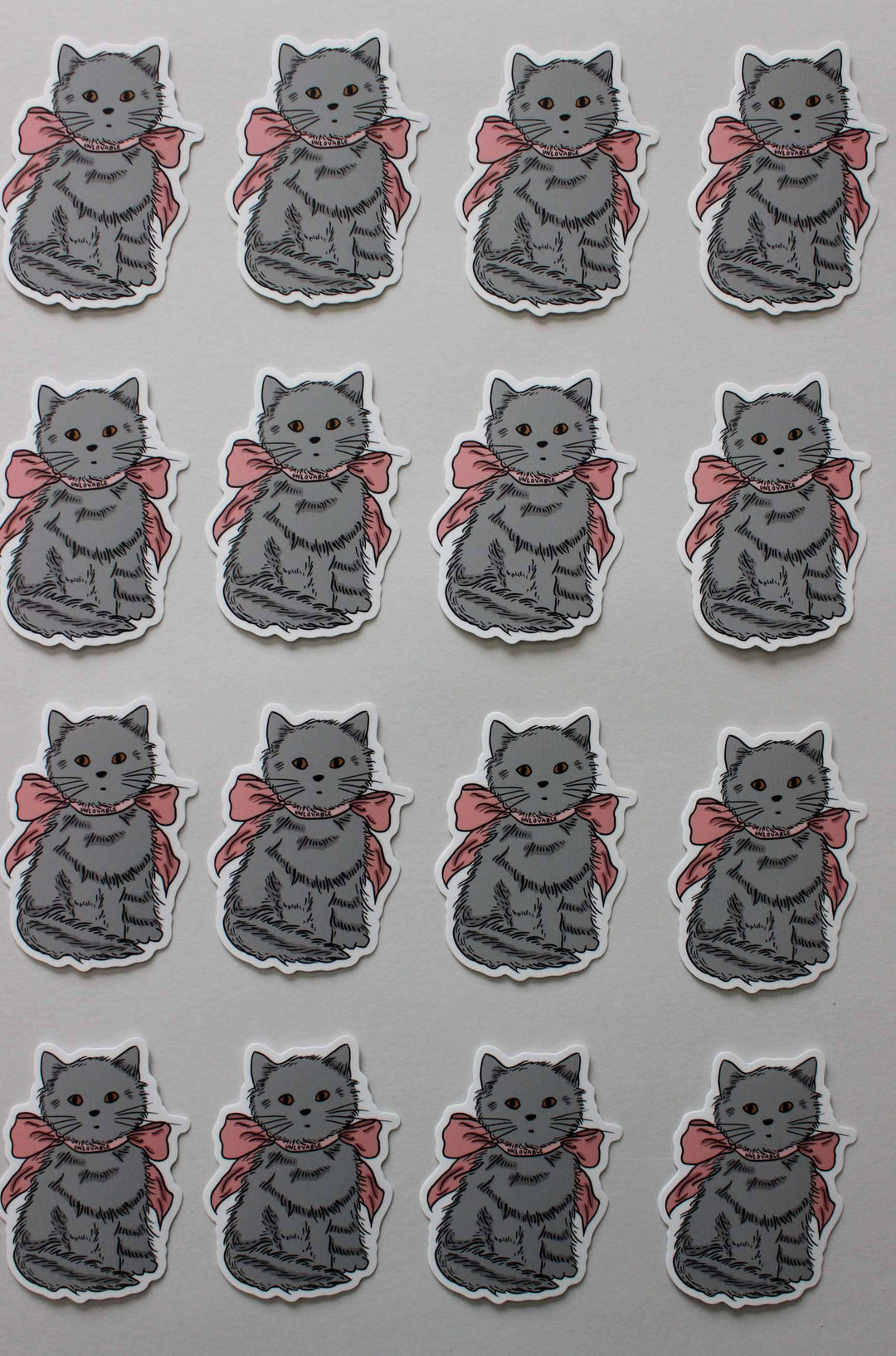 Unlovable Cat Sticker