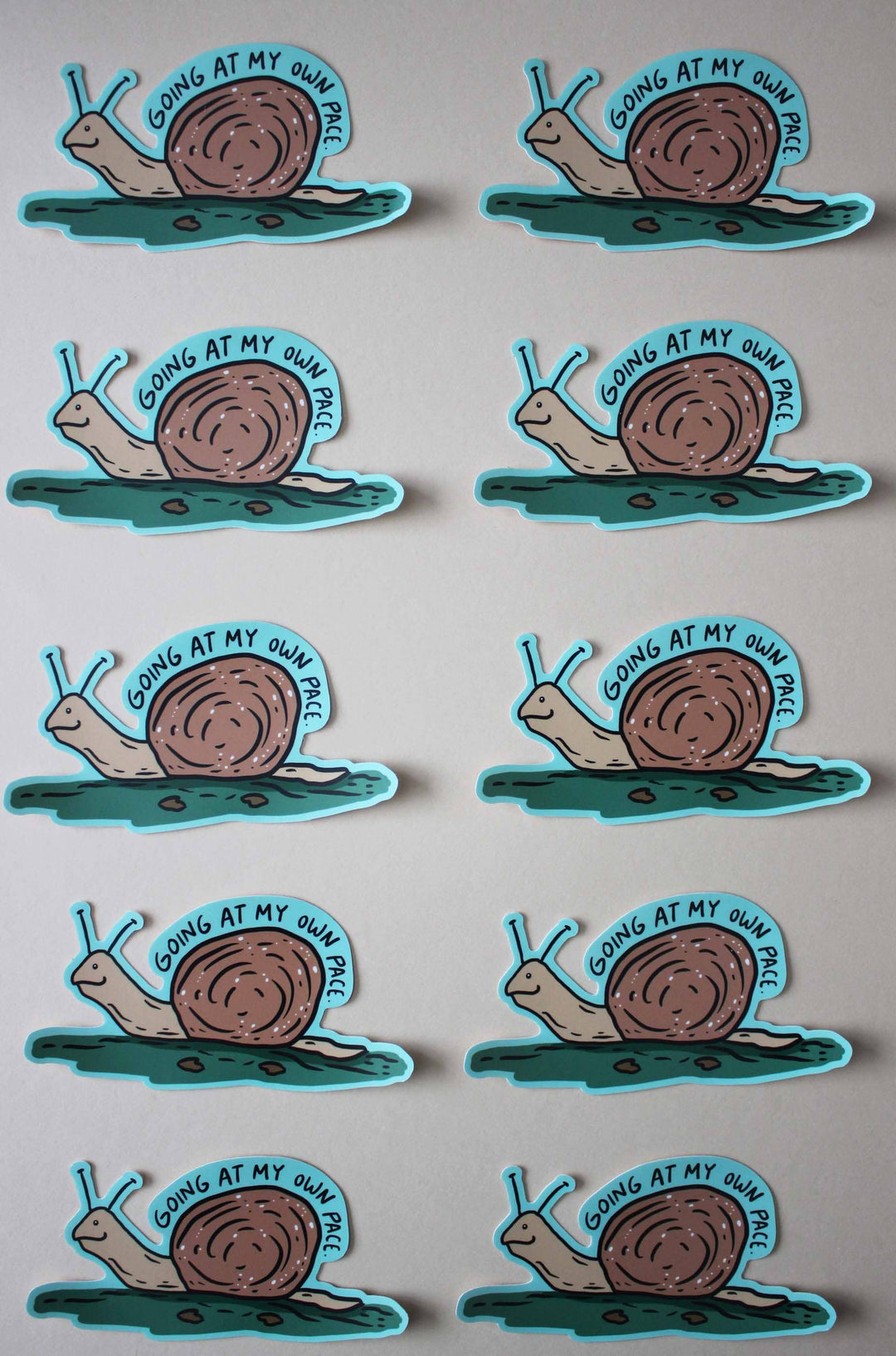 Going at My Own Pace Sticker
