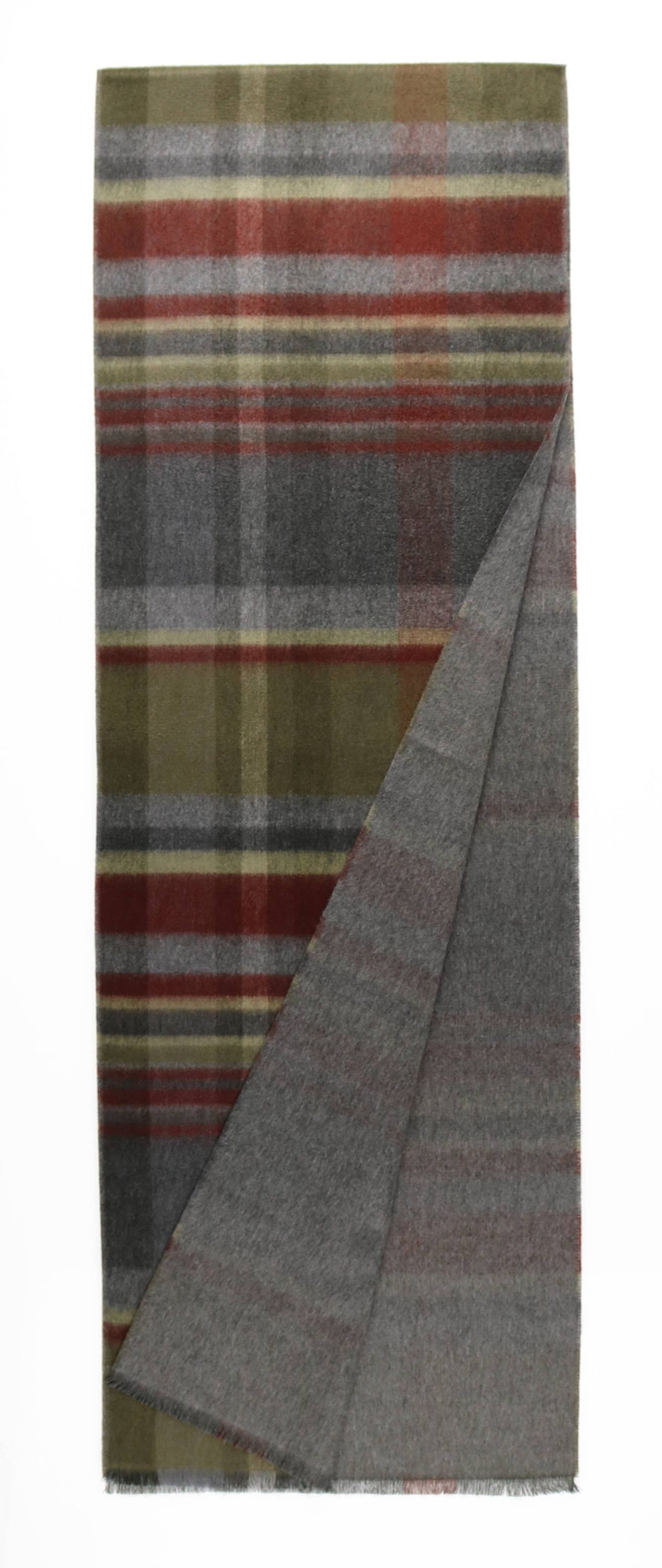 Multi Plaid/ Solid Reversible