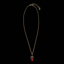 Load image into Gallery viewer, Strawberry Dainty Pendant - 16&quot; Adj.
