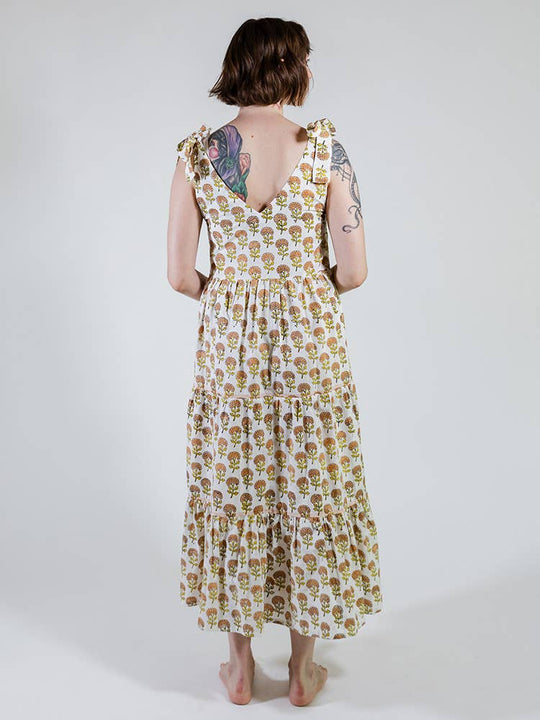 Lorelei Tiered Dress Marigold
