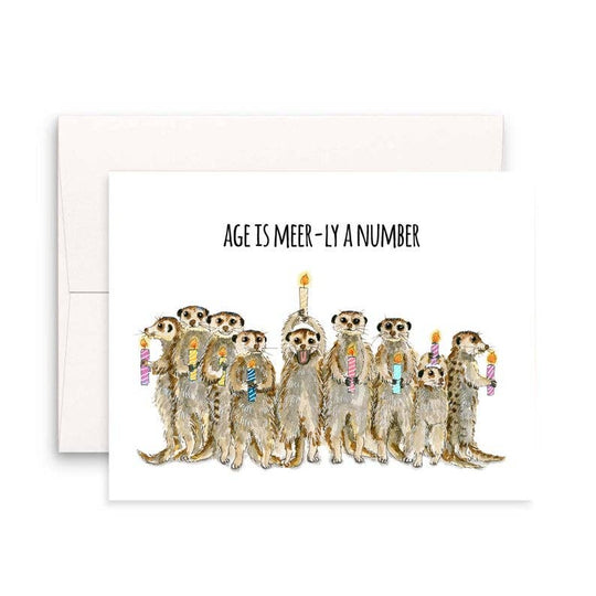 Meerkats Birthday Candles - Funny Birthday Card