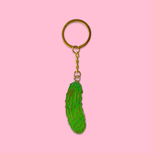 Load image into Gallery viewer, Enamel Pickle Keychain

