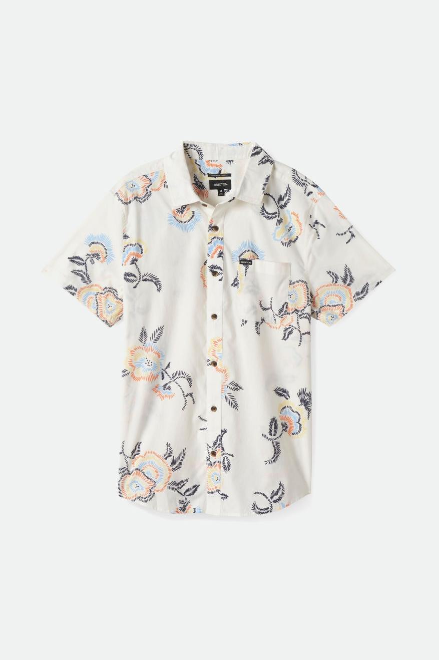 CHARTER PRINT S/S WOVEN SHIRT - Off White/Field Floral