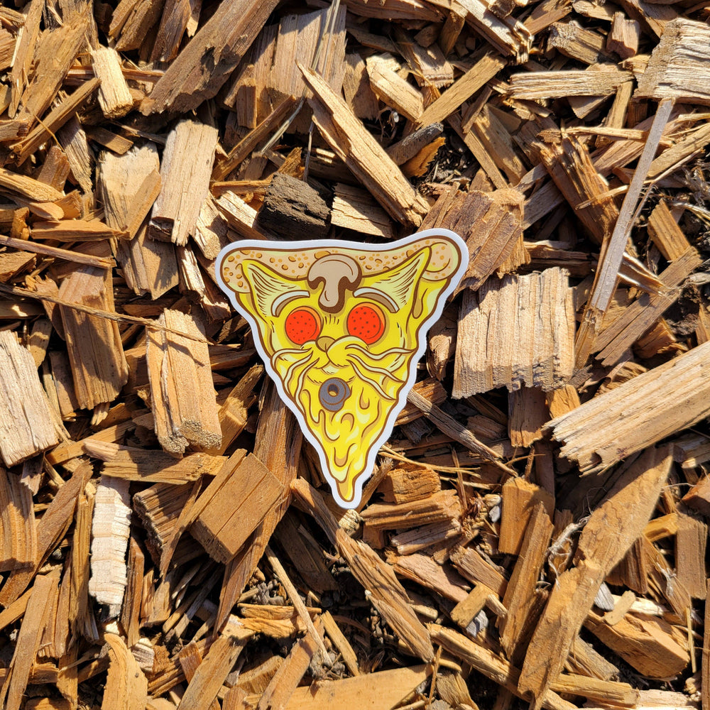 *Sticker: Pizza Cat 3" vinyl
