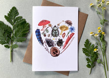 Load image into Gallery viewer, Nature Heart Valentines Card
