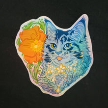 Load image into Gallery viewer, *Sticker: Crown Jeweller 4" holographic vinyl
