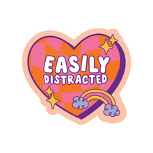 Load image into Gallery viewer, Distracted Mental Health ADHD High Quality Vinyl Sticker
