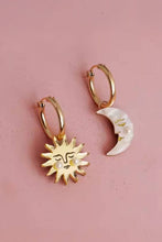 Load image into Gallery viewer, Celestial Hoops - 18K Gold Plated
