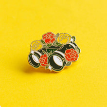 Load image into Gallery viewer, Binoculars Enamel Pin
