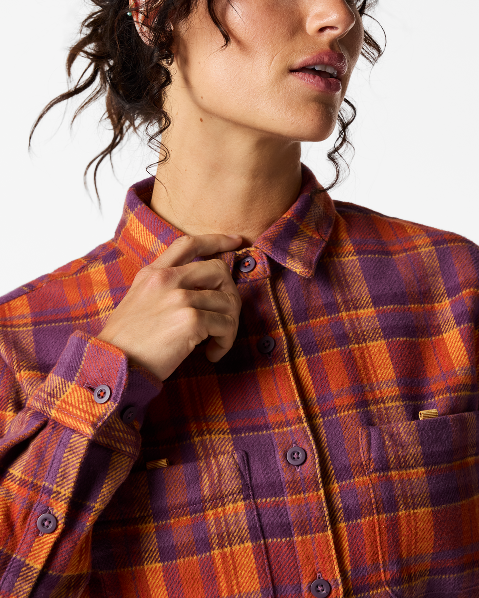 Mero Organic Flannel Shirt - Women&