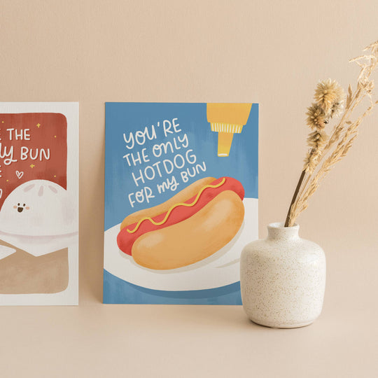 Only Hotdog For Me Card