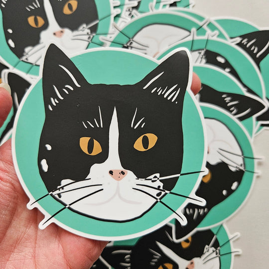 Tuxedo Cat Sticker