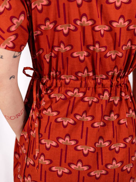 Aimee Maxi Dress Mod Daisy Spiced Coral