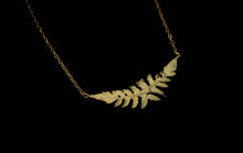 Load image into Gallery viewer, Fern Leaf Pendant - Dainty Additions 16&quot; Adj.
