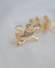 Load image into Gallery viewer, Coffee Sandpiper Enamel Pin
