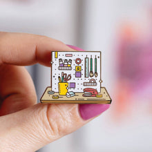 Load image into Gallery viewer, Creative Corner Enamel Pin
