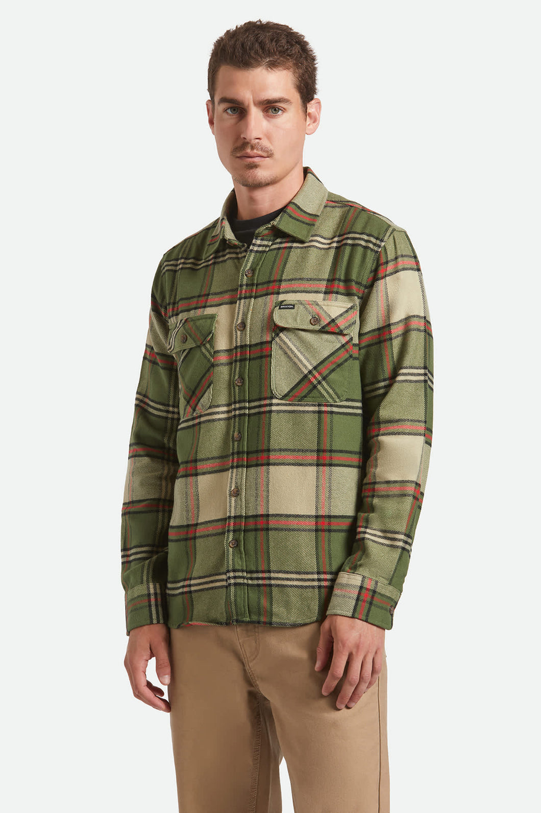 Bowery Flannel - Wild Green/Elm/Adrenaline Rush