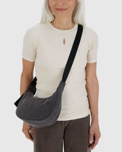 Load image into Gallery viewer, Small Denim Crescent Bag
