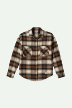 Load image into Gallery viewer, Bowery Women&#39;s Classic Flannel - Pinecone Brown/Black/Sand
