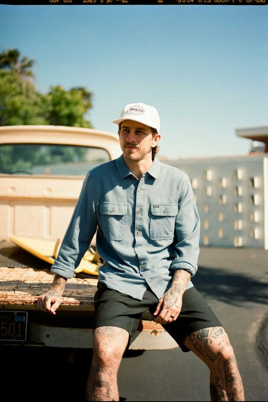 Bowery Light Weight Ultra Soft Flannel - Flint Stone Blue