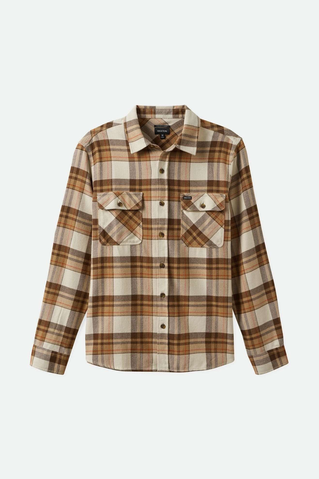 Bowery Flannel - Whitecap/Pinecone Brown/Burro Brown