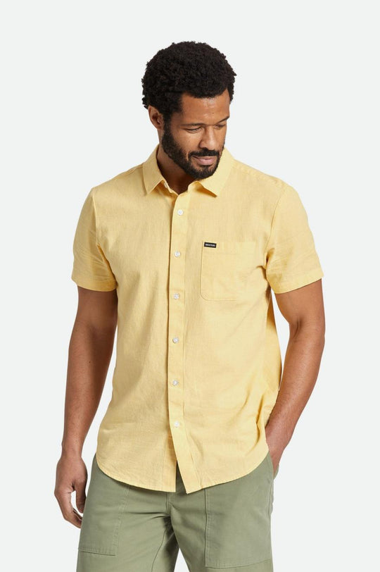 CHARTER FEATHERWEIGHT S/S SHIRT - Heather Straw