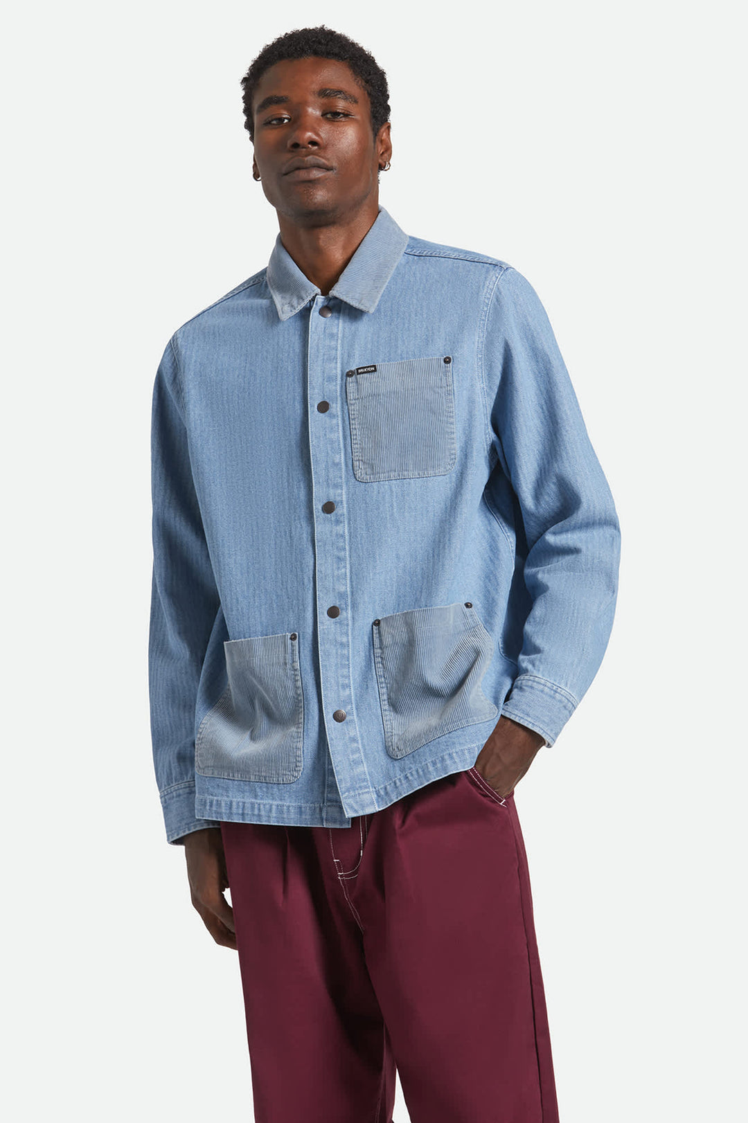 HERRINGBONE LIGHTWEIGHT CHORE COAT
