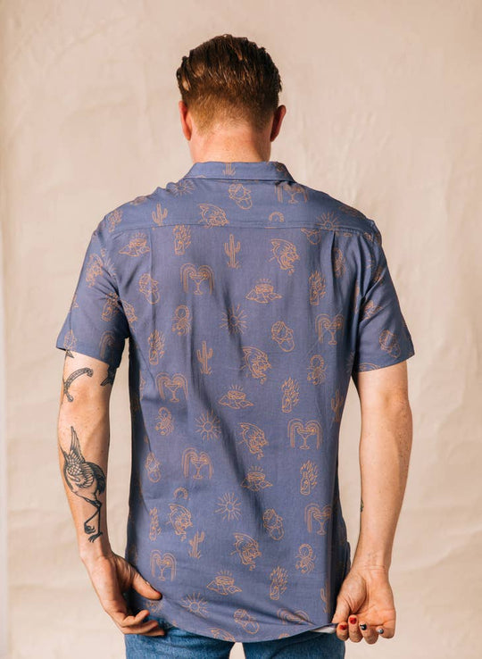 Adios Burritos Button Up Shirt - Men&