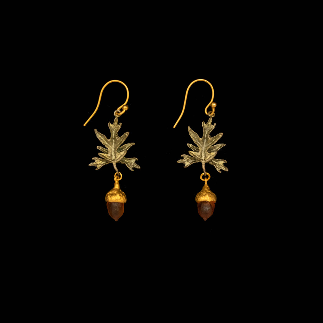 Pin Oak Wire Earrings