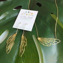 Load image into Gallery viewer, Insect Wing Earrings
