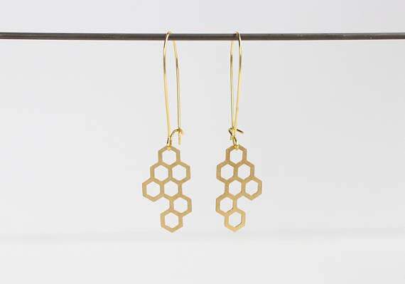 Honeycomb Earrings | Small