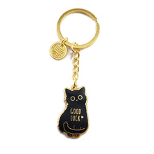 Load image into Gallery viewer, Good Luck Cat Keychain
