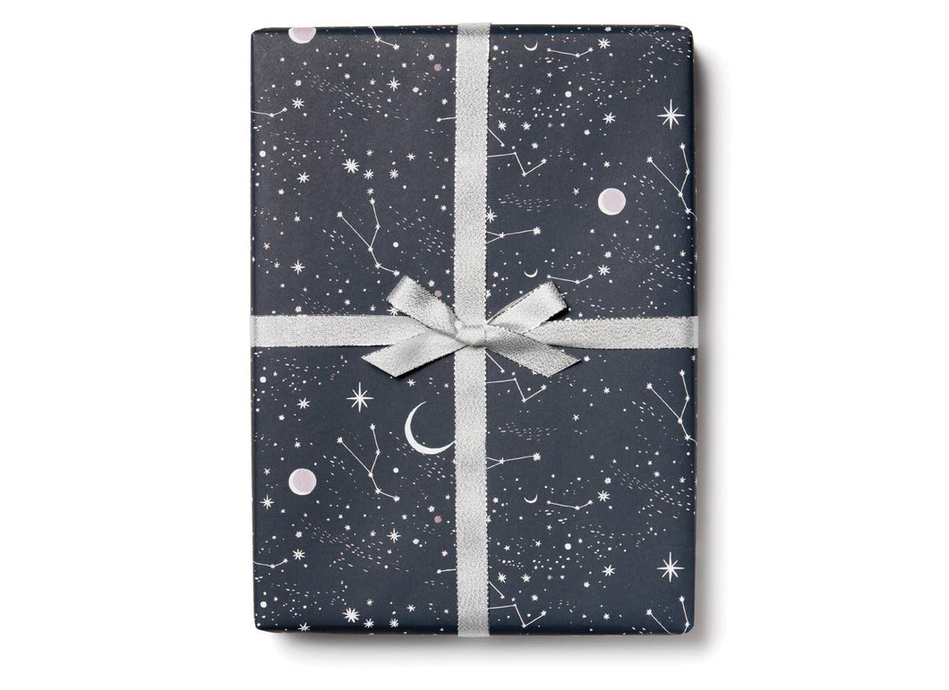 Moon and Stars wrapping paper rolls