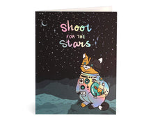 Load image into Gallery viewer, Shoot For The Stars Greeting Card
