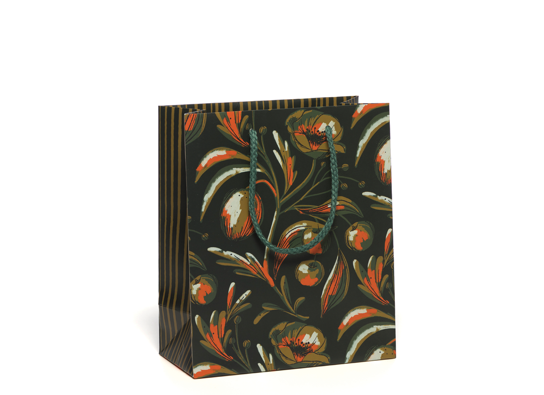 Midnight Flowers holiday gift bag