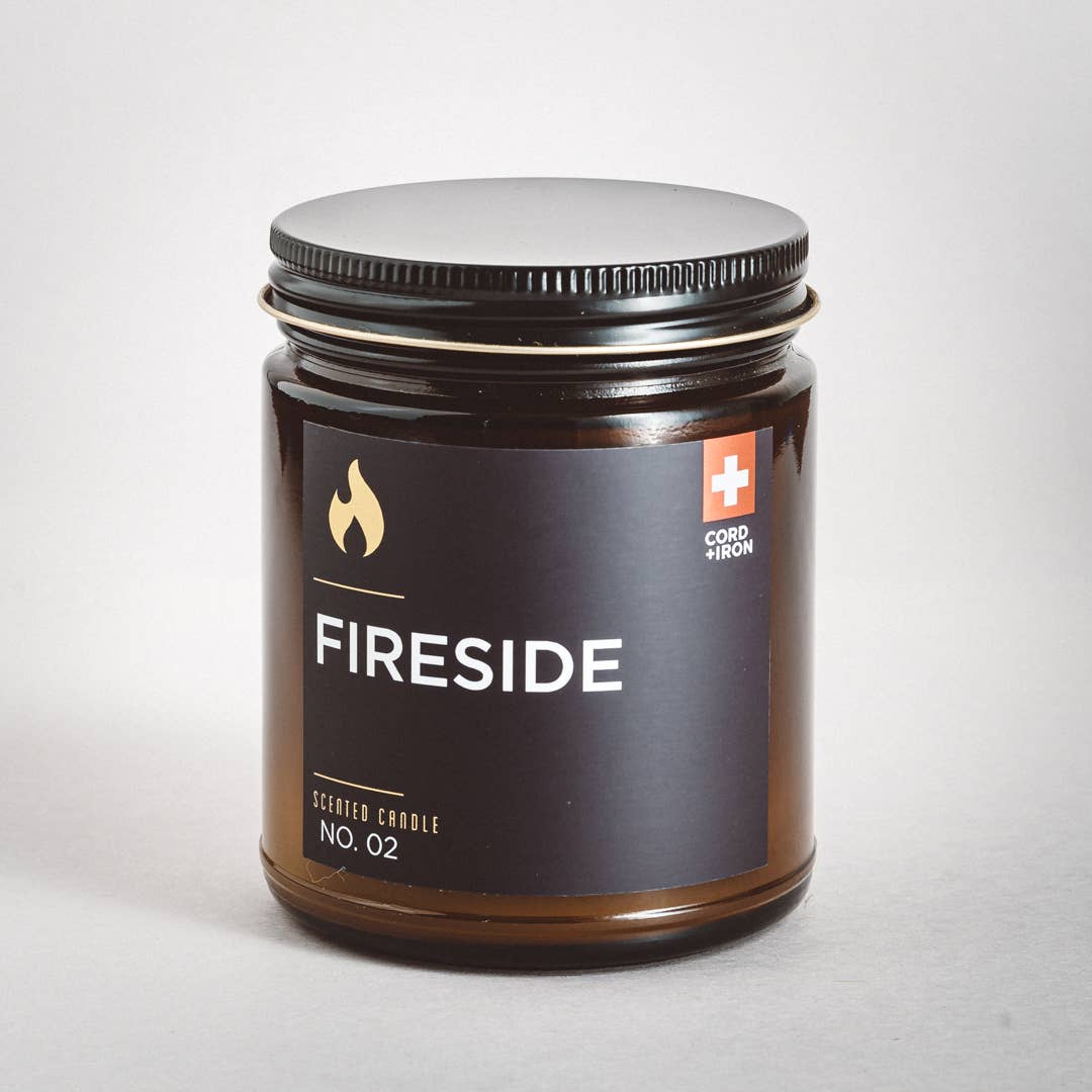 Fireside Soy Candle - Amber Jar