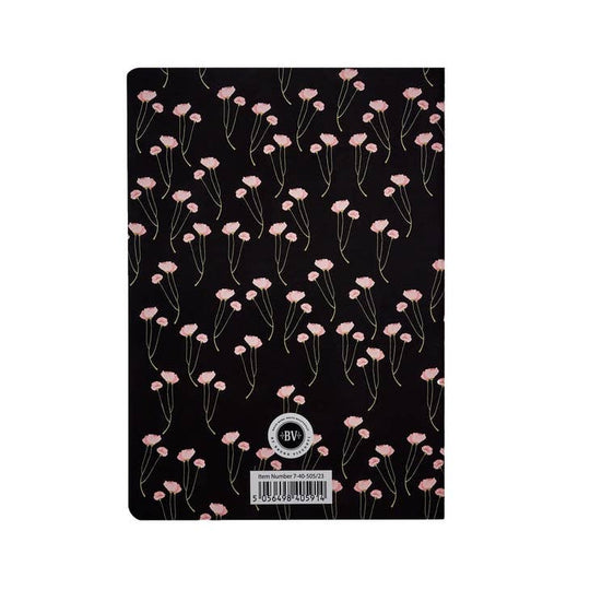 Poppies on Black Notebook