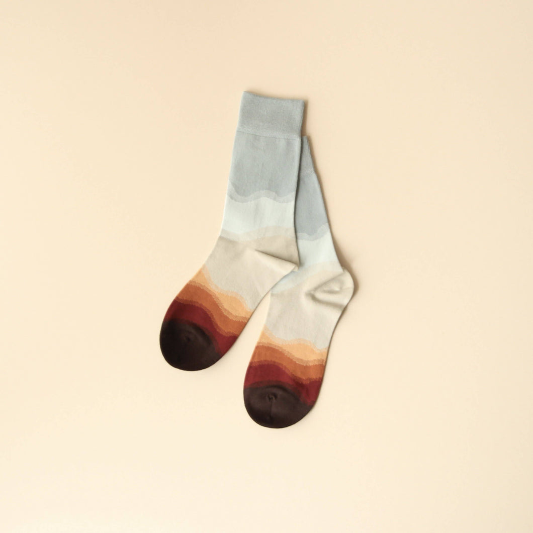 SUNSET | Designer Cotton Socks - Unisex