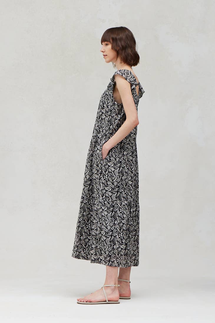 Printed Summer Midi Dress