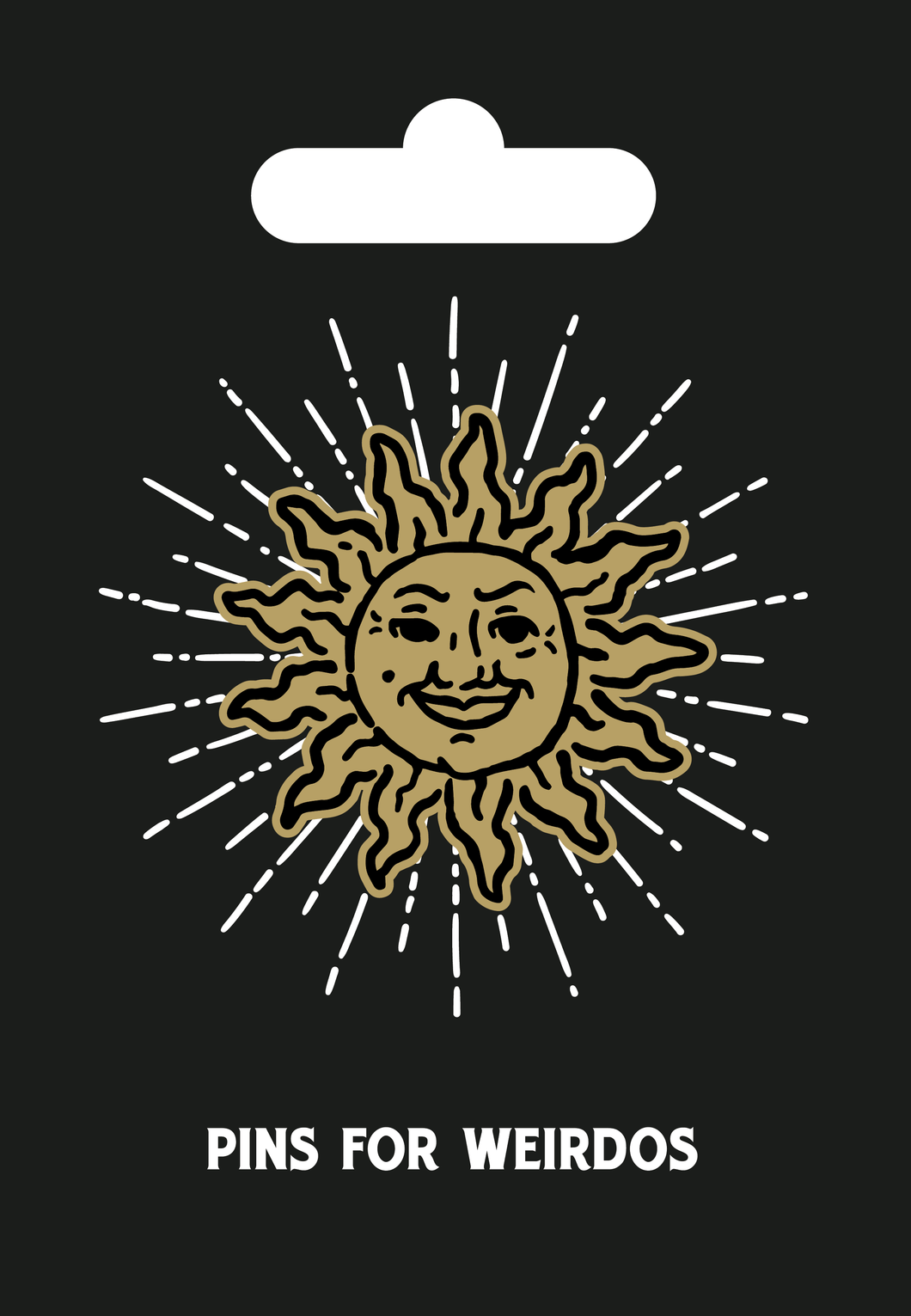 Sun Hard Enamel Pin