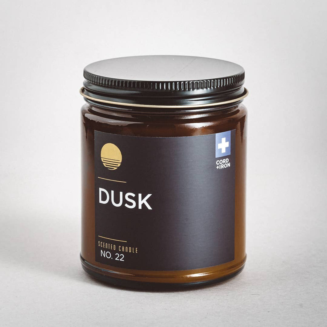 Dusk Soy Candle - Amber Jar