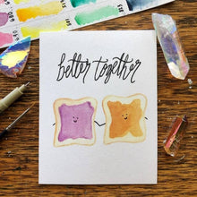 Load image into Gallery viewer, Peanut Butter and Jelly Greeting Card
