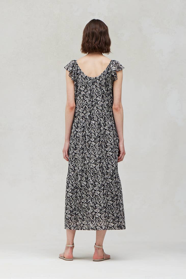 Printed Summer Midi Dress