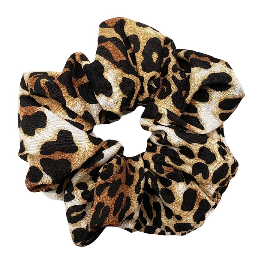 Untamed-Scrunchie-Leopard-Brn