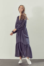 Load image into Gallery viewer, MAXI STRIPE TIE DRESS
