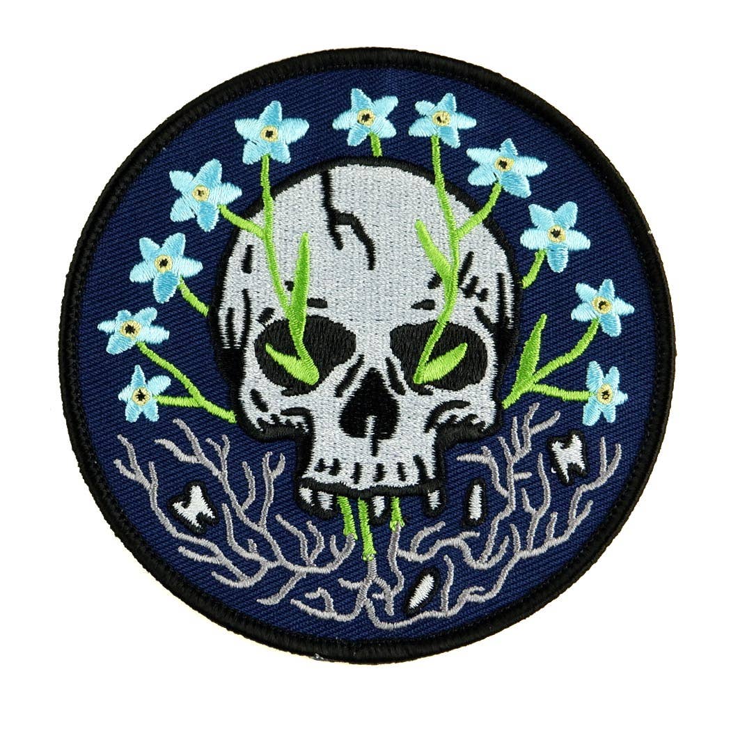 Forget Me Not - Embroidered Patch